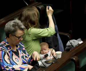 Bosakowie przyszli do Sejmu ze Stefankiem