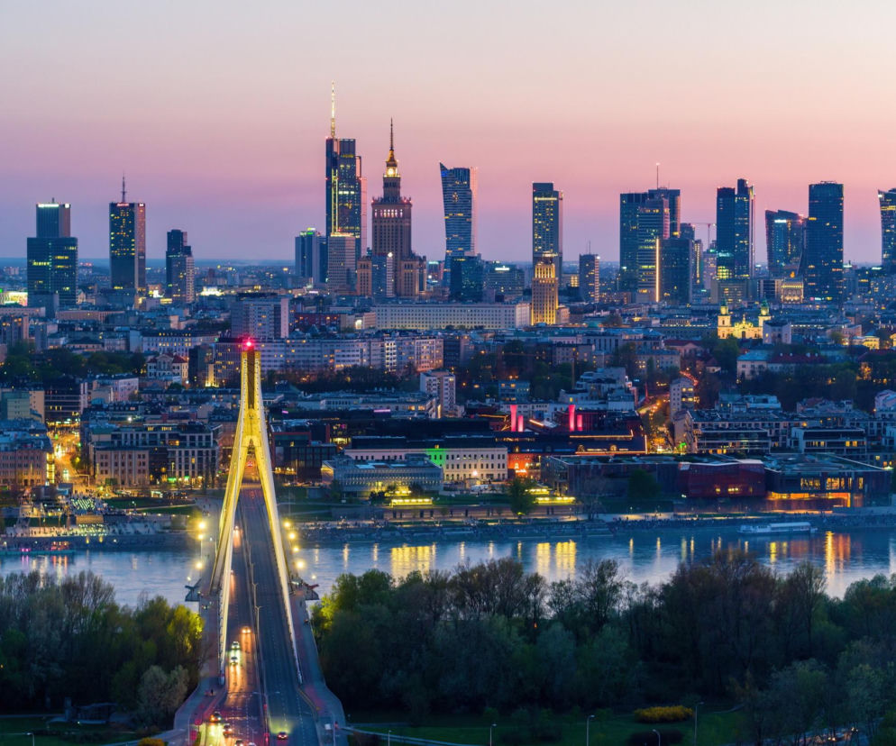 Warszawa, panorama miasta