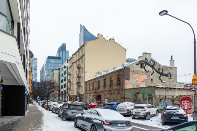 Rejon ulicy Prostej 70 w Warszawie