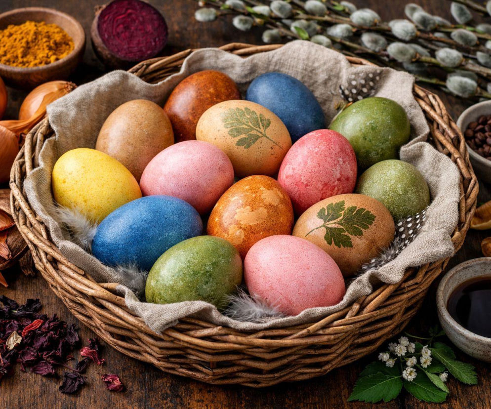 Jak naturalnie barwić pisanki - domowe barwniki do jajek
