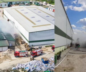 Pożar w Kliszowie. Płonęła hala produkcyjna herbat owocowych. Strażacy: Pachniało