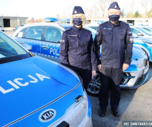 Radiowozy Kia e-Niro dla świętokrzyskich policjantów