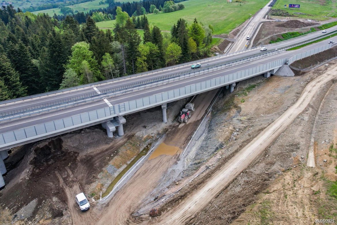 Tak wygląda DK 47 Rdzawka  - Nowy Targ, oddana kierowcom w ubiegłym roku 