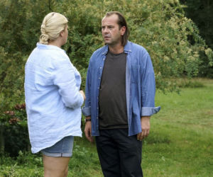 Barwy szczęścia odc. 1998. Aldona (Elżbieta Romanowska), Borys (Jakub Wieczorek)