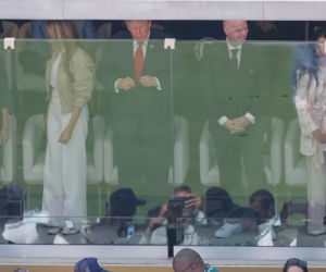 Donald Trump na stadionie podczas finału Mistrzostw Świata FIFA 2026