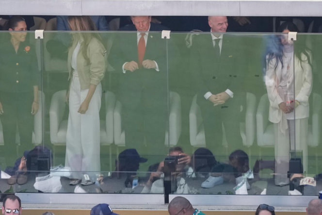 Donald Trump na stadionie podczas finału Mistrzostw Świata FIFA 2026