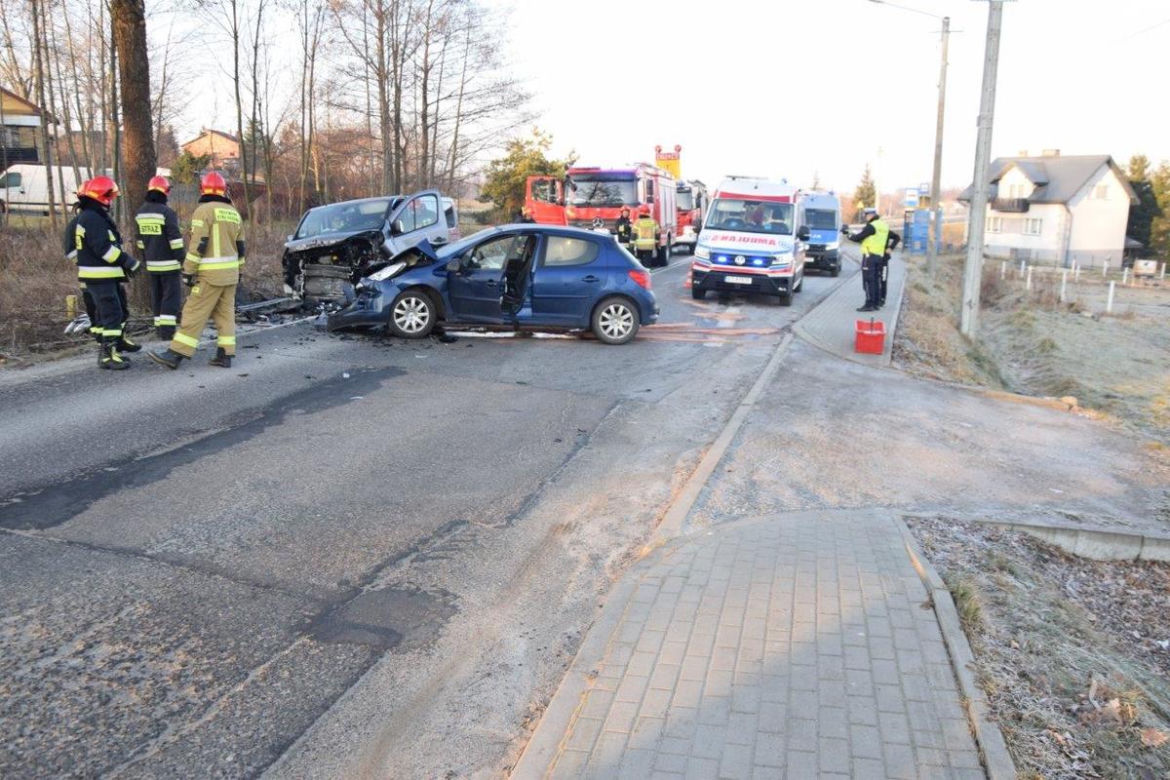 Wypadek na granicy Brzozówki i Zaczarnia
