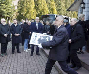 Pogrzeb fotoreportera Adama Chełstowskiego