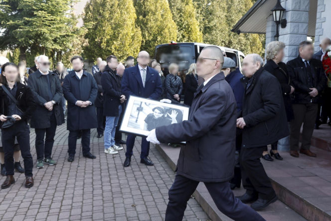 Pogrzeb fotoreportera Adama Chełstowskiego