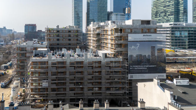 Inwestycja Apartamenty M7 w Warszawie w marcu 2026 r.
