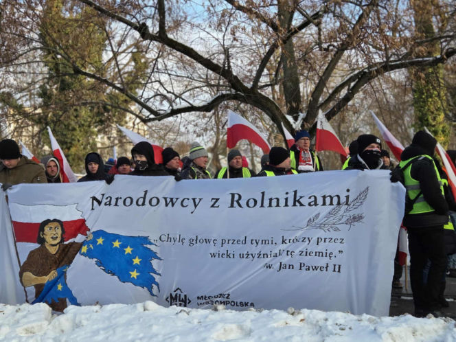 Protest rolników w Warszawie (9.01.2026)