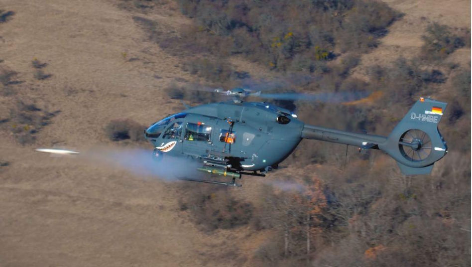 H145M odpala pocisk Spike ER2