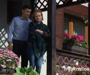 M jak miłość po wakacjach 2016. Marek Mostowiak (Kacper Kuszewski), Ewa (Dominika Kluźniak)