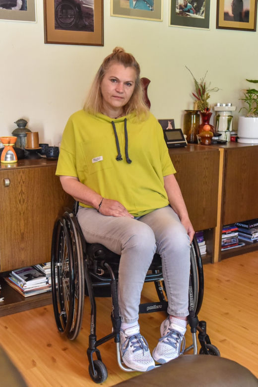 Pani Barbara chora jest na stwardnienie rozsiane