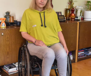 Pani Barbara chora jest na stwardnienie rozsiane