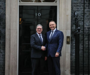 Karol Nawrocki, Keir Starmer