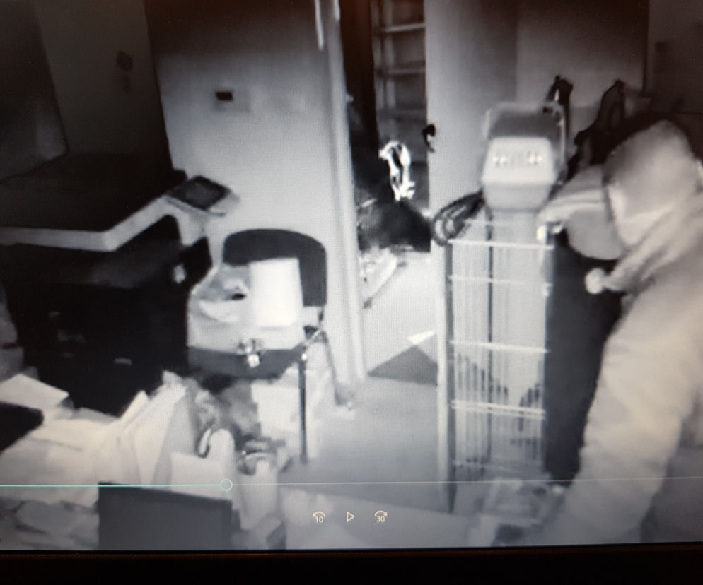 Włamywacz w szczecińskim oddziale TOZ