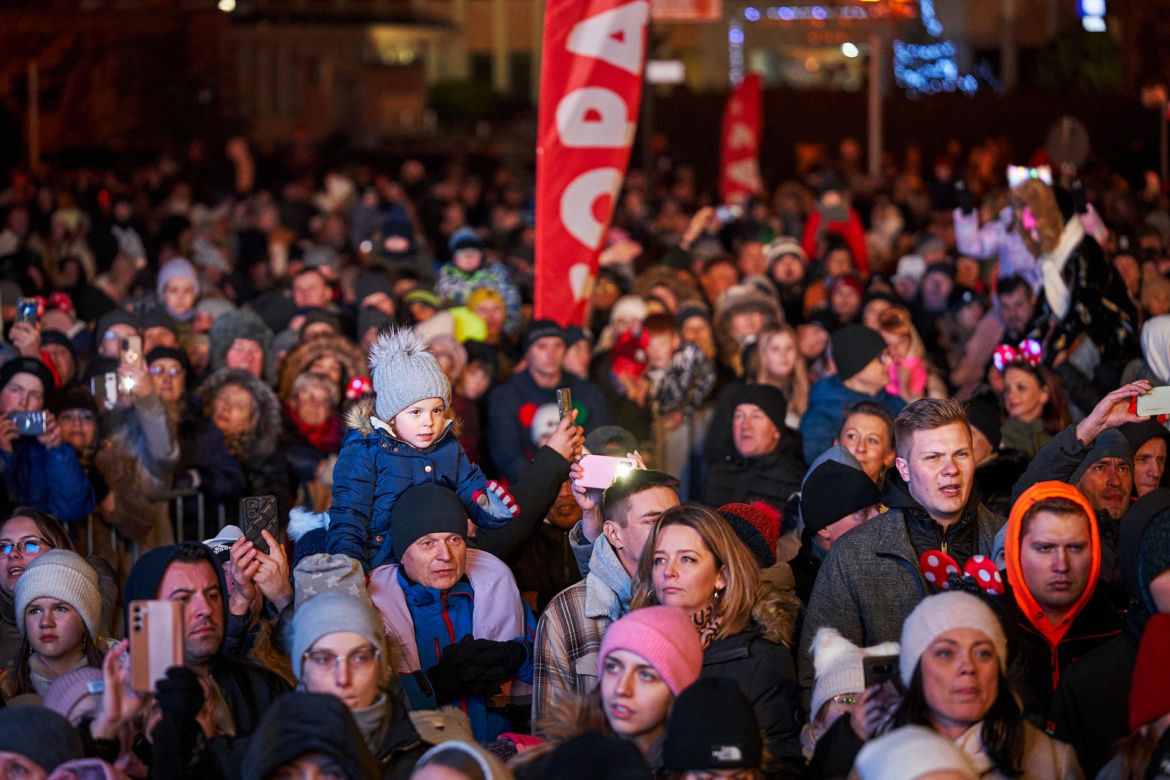 Sylwester miejski w Siedlcach odwiedziły w 2024 roku prawdziwe tłumy mieszkańców miasta i regionu