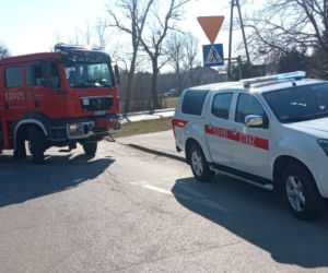 Koparka rozpruła rurę z gazem. Pilna akcja służb w Nasielsku