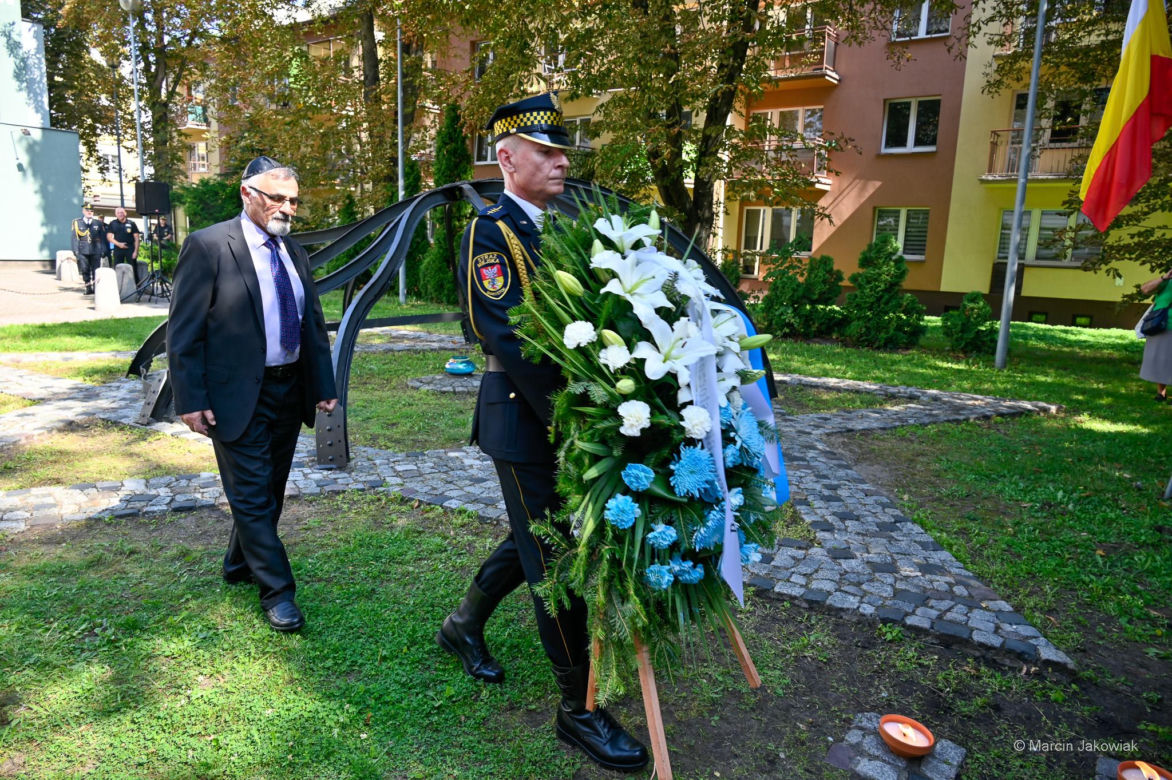 80. rocznica Powstania w Getcie Białostockim. Tak wyglądały uroczystości upamiętniające [ZDJĘCIA]