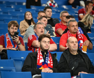 Tak kibice Wisły Kraków bawili się na trybunach. Znajdź się na zdjęciach