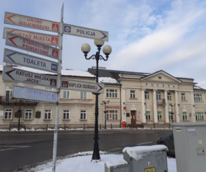 Jak wyglądała ulica Piłsudskiego w Siedlcach i okolica dawnej bramy-dzwonnicy pod koniec stycznia 2021?