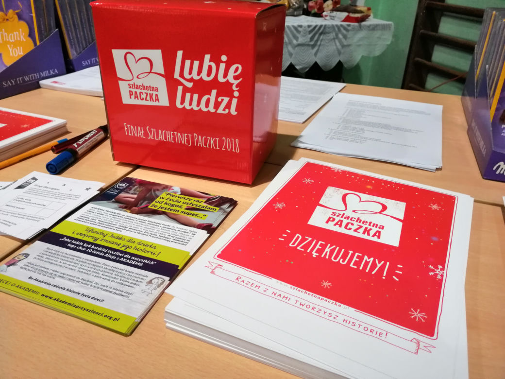 Magazyn Szlachetnej Paczki na terenie Starego Miasta. W samym Krakowie Szlachetna Paczka miała w czasie weekendu cudów 18 magazynów.