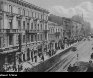 Widok na ulicę Piotrkowską /1918 - 1939