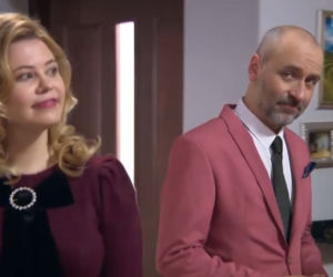 	Barwy szczęścia, odcinek 2277. Sławka (Ewelina Serafin), Kornel (Jakub Bohosiewicz)
