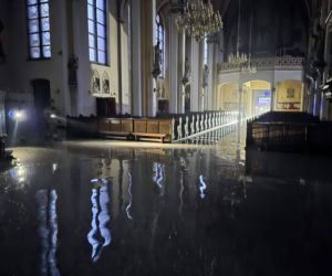 Potop w zabytkowym kościele w Mysłowicach. Straty idą w miliony
