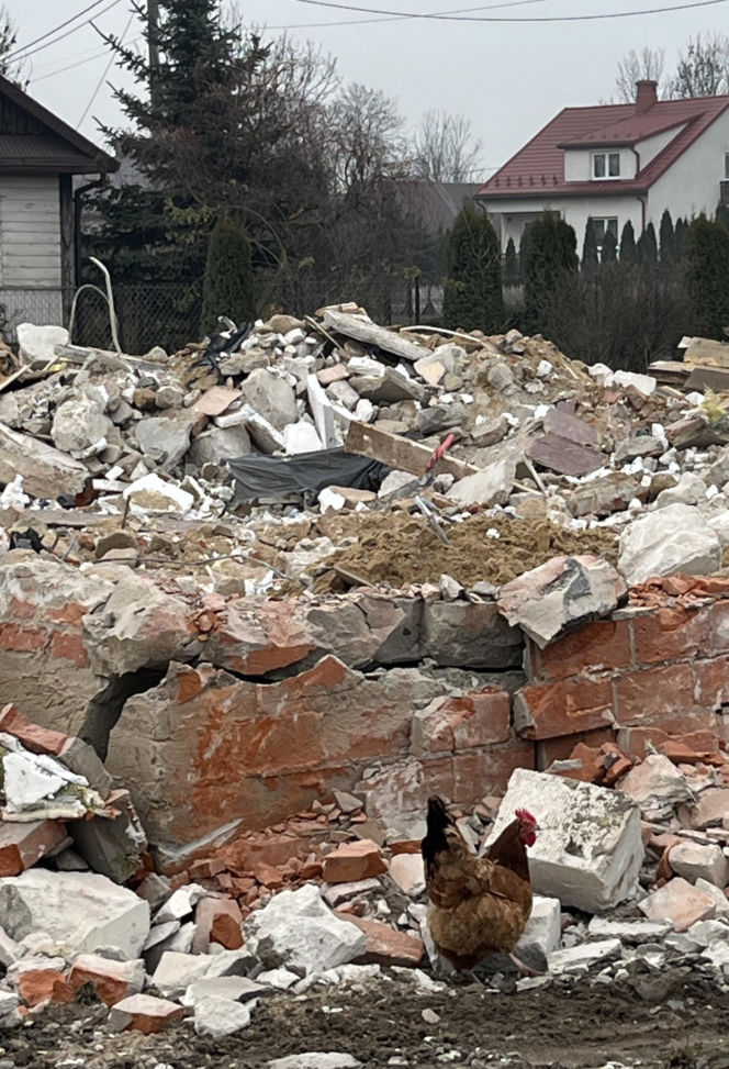 Odbudowa domu w Wyrykach Woli pod Włodawą