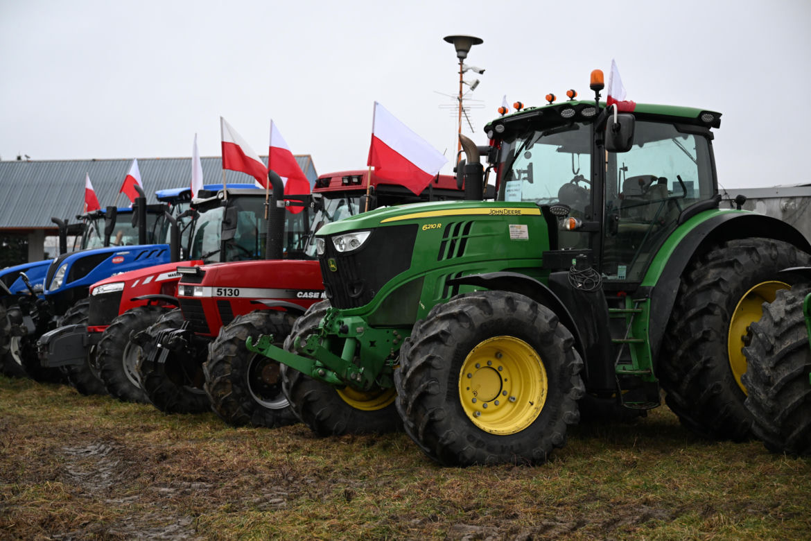 Protest rolników w Medyce 