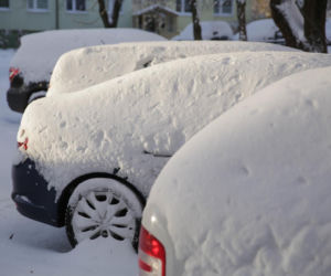 Atak zimy na Warmii i Mazurach. Kiedy przestanie sypać śnieg?