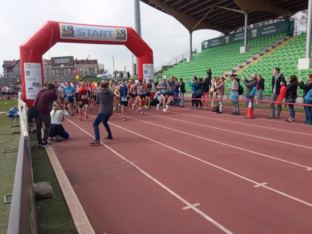 Półmaraton śladami Bronka Malinowskiego Grudziądz - Rulewo