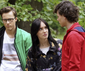 Barwy szczęścia, odcinek 2157: Kacper (Jakub Szlachetka), Madzia (Natalia Sierzputowska), Kajtek (Jakub Dmochowski)