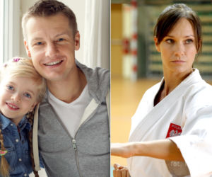 M jak miłość. Paweł (Rafał Mroczek), Basia (Gabriela Raczyńska), Lidka (Maja Ostrowska)