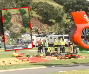 Lawina błota zmiażdżyła kemping! Zaginieni turyści