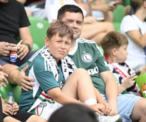 Legia Warszawa - Zagłębie Lubin: Zdjęcia kibiców
