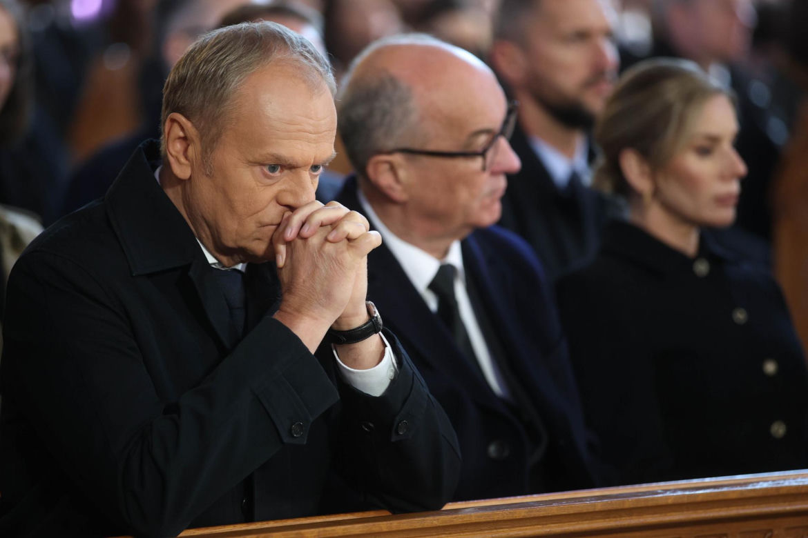 Ból, rozpacz, łzy. Poruszające sceny na pogrzebie Łukasza Litewki