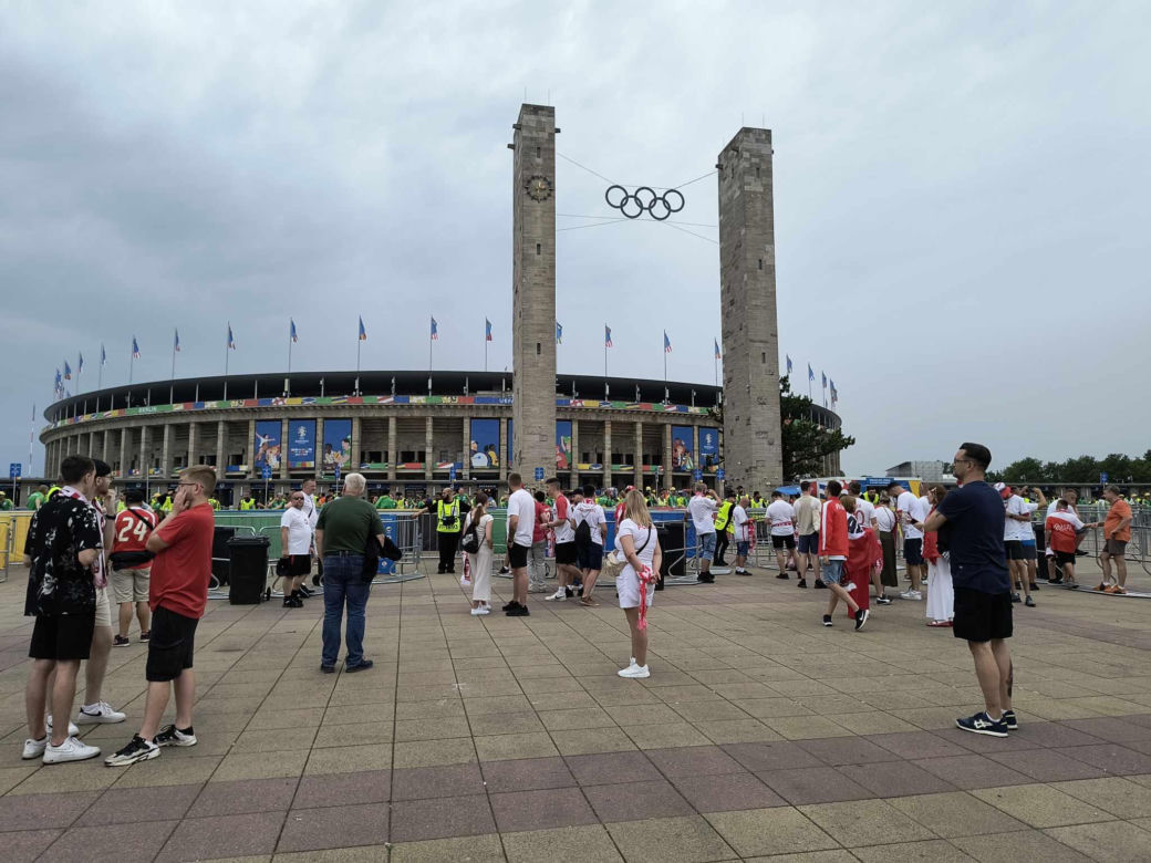 Euro 2024. Kibice przed meczem Polska - Austria w Berlinie