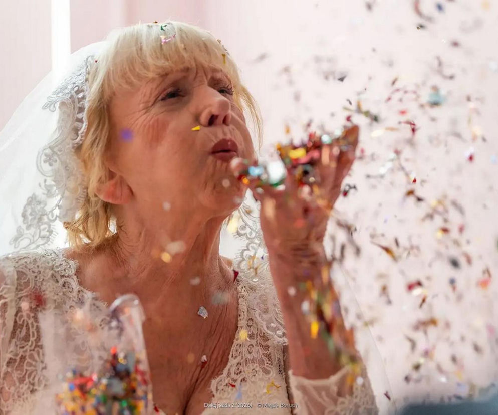 Małgorzata Rożniatowska w wieku 75 lat założyła suknię ślubną