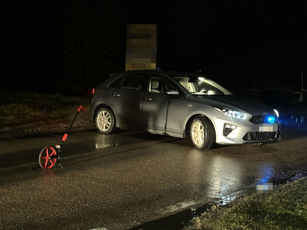 Rżyska. 54-latek leżał na drodze. Przejechało po nim dostawcze auto