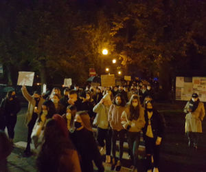 Protest mieszkańców Nowego Sącza