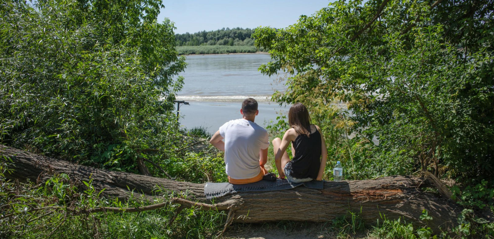 Niewiele osób wie o tej plaży nad Wisłą. Nazwa w pełni oddaje jej urok