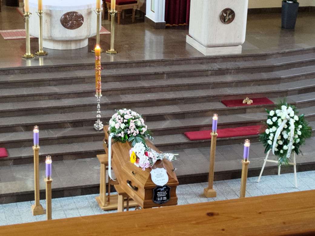 Pogrzeb ciężarnej Patrycji w Tychach