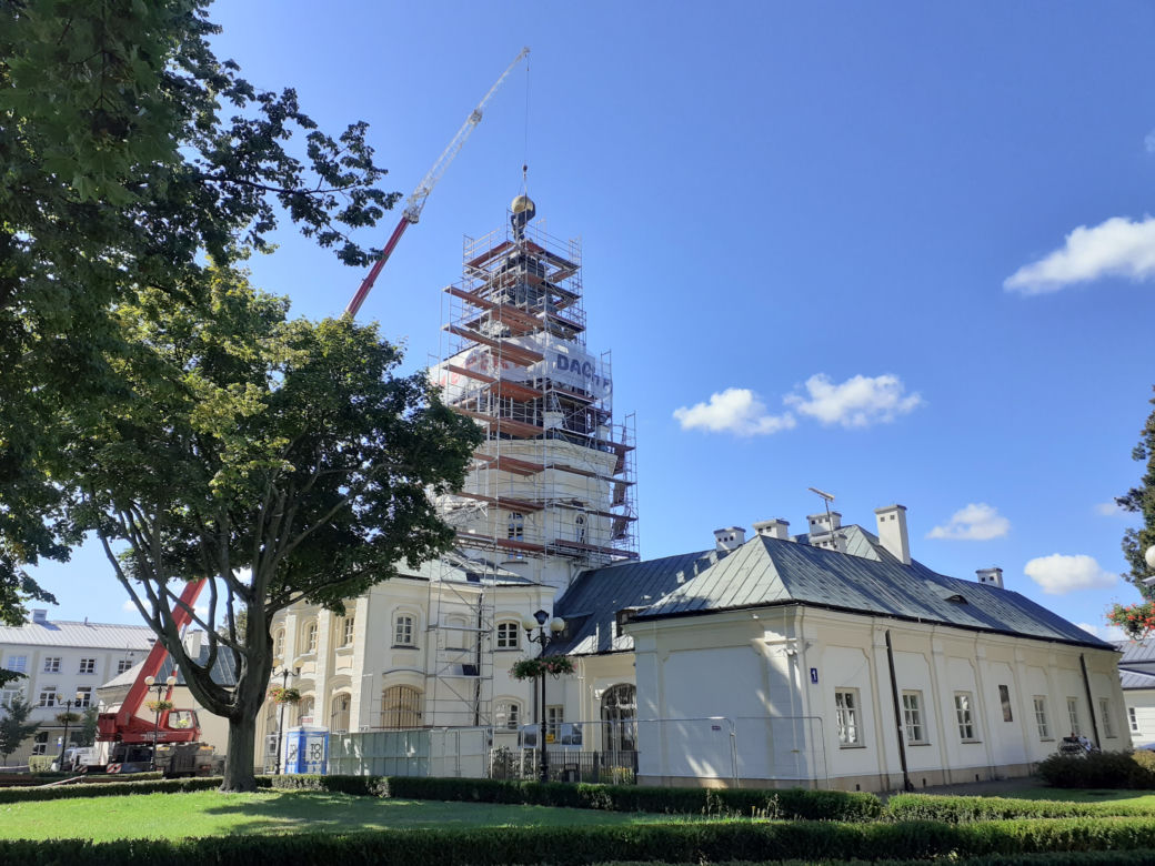 Siedlecki "Jacek" zdjęty z wieży starego ratusza 04.09.2021 