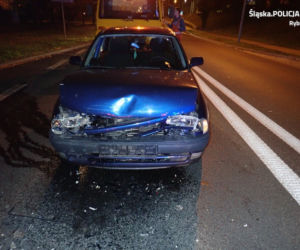 Pijany kierowca w rękach policji. Nie zauważył czerwonego światła. 