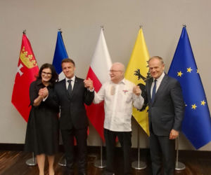 Macron i Wałęsa w Gdańsku. Te zdjęcia mówią więcej niż tysiąc słów