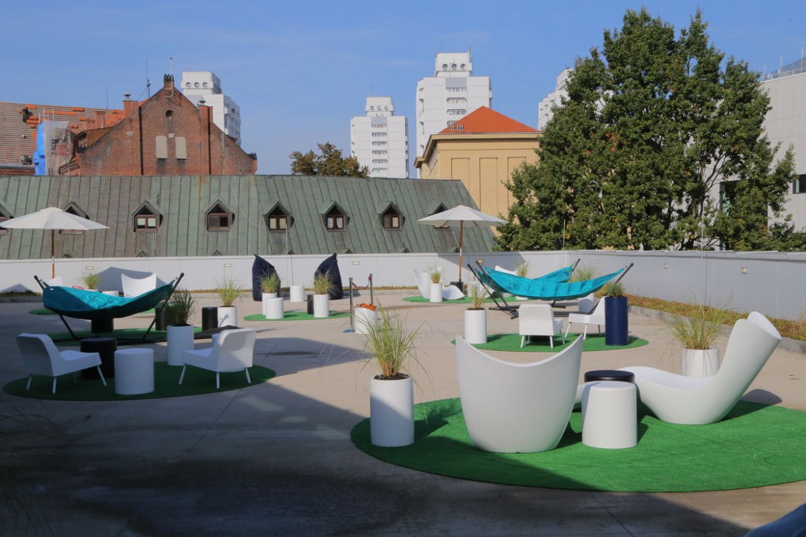 Strefa chilloutu Politechniki Wrocławskiej