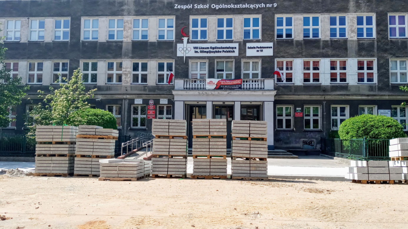 Przebudowa ulic w centrum Szczecina - maj 2020